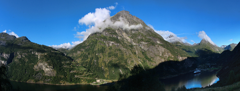 Норвегия, Мёре-о-Ромсдал, Гейрангерфьорд. Norway, M&#248;re-og-Romsdal, Geirangerfjord