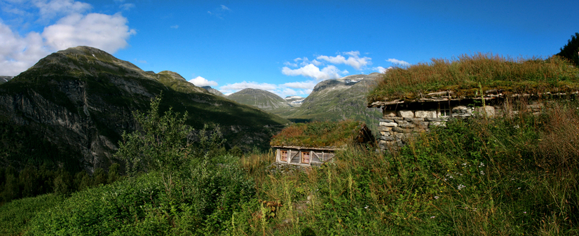 Норвегия, Мёре-о-Ромсдал, ферма Хомлонг. Norway, M&#248;re-og-Romsdal, Homlong farm