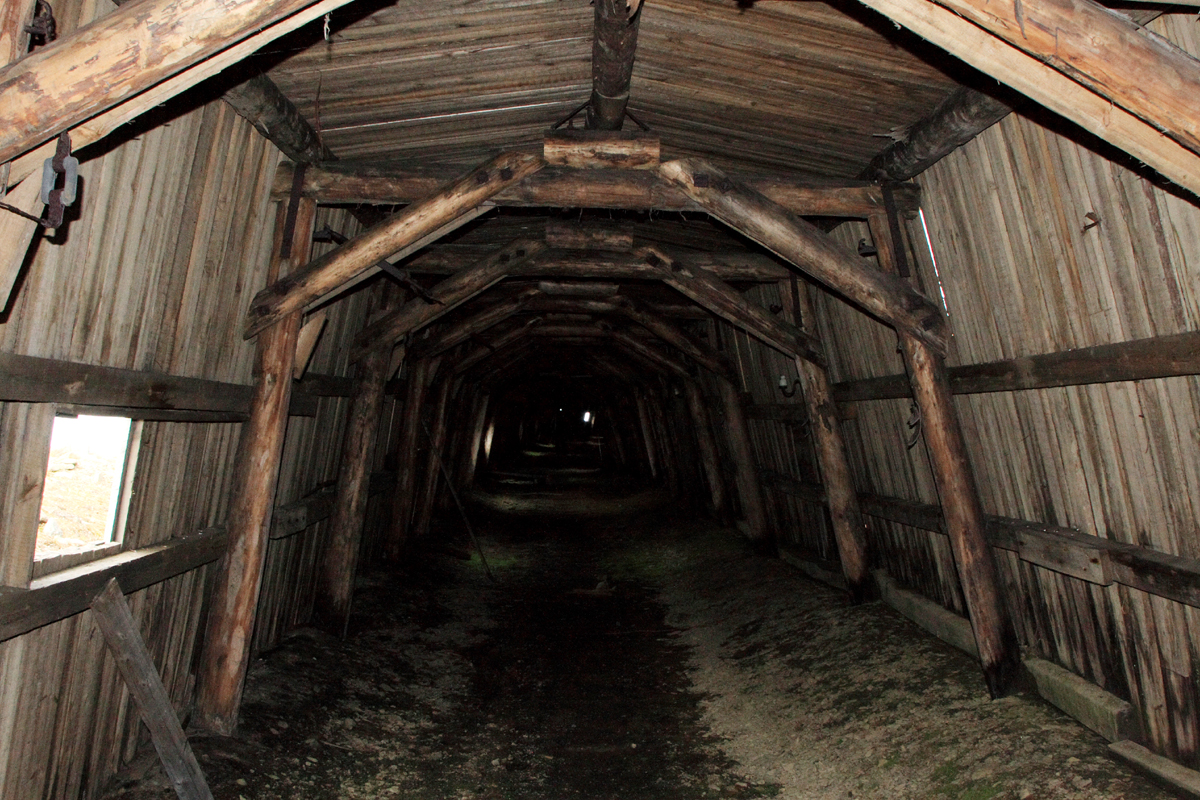 Шпицберген, остатки железной дороги Колсбей-Грумант.